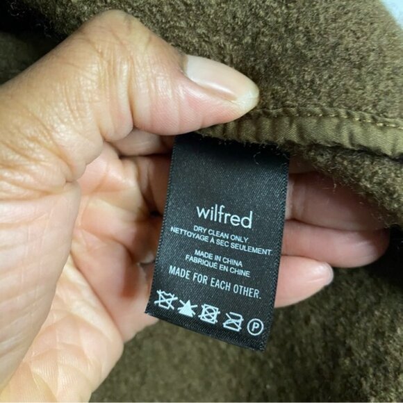 Wilfred Women's Cognac Acre Hooded Robe - Picture 6 of 9